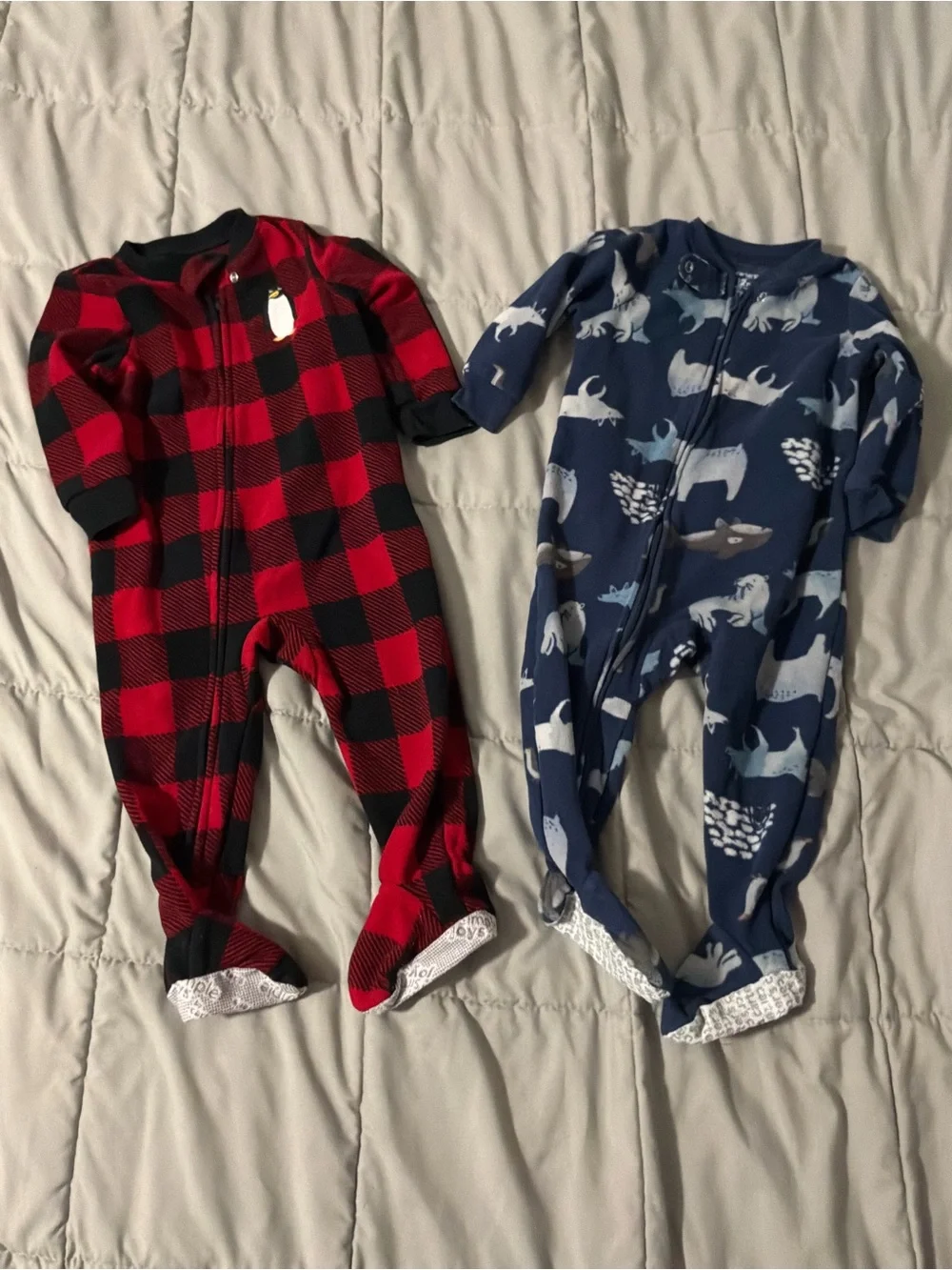 16 Piece 12 Month Mixed Brand Winter Baby Boy Bundle Lot